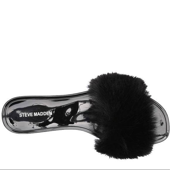 STEVE MADDEN Black Fritzie Slide NWT - Picture 3 of 8